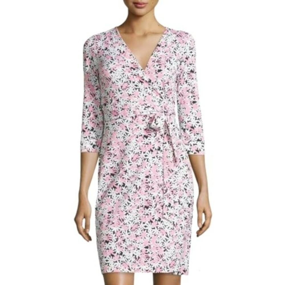 Diane von Furstenburg "Garden Party" New Julian Two Floral Wrap Dress